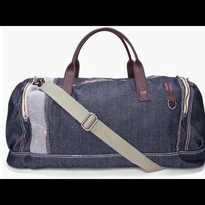 Diesel denim duffle bag